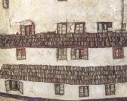 Egon Schiele, Faqade of a House (mk12)